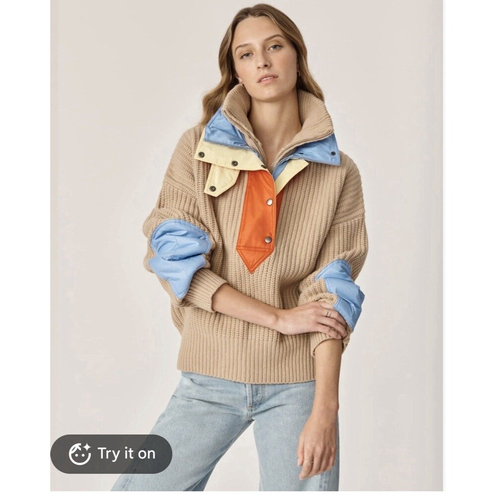 $375  ONCEPT NYC  Merino Wool Taos  Oak Sweater Size Small Oversized